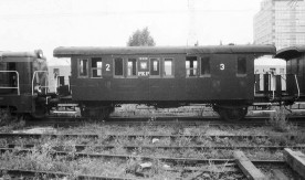 Wagon osobowy seria Bi zbudowany w Zielonej Górze w 1906...